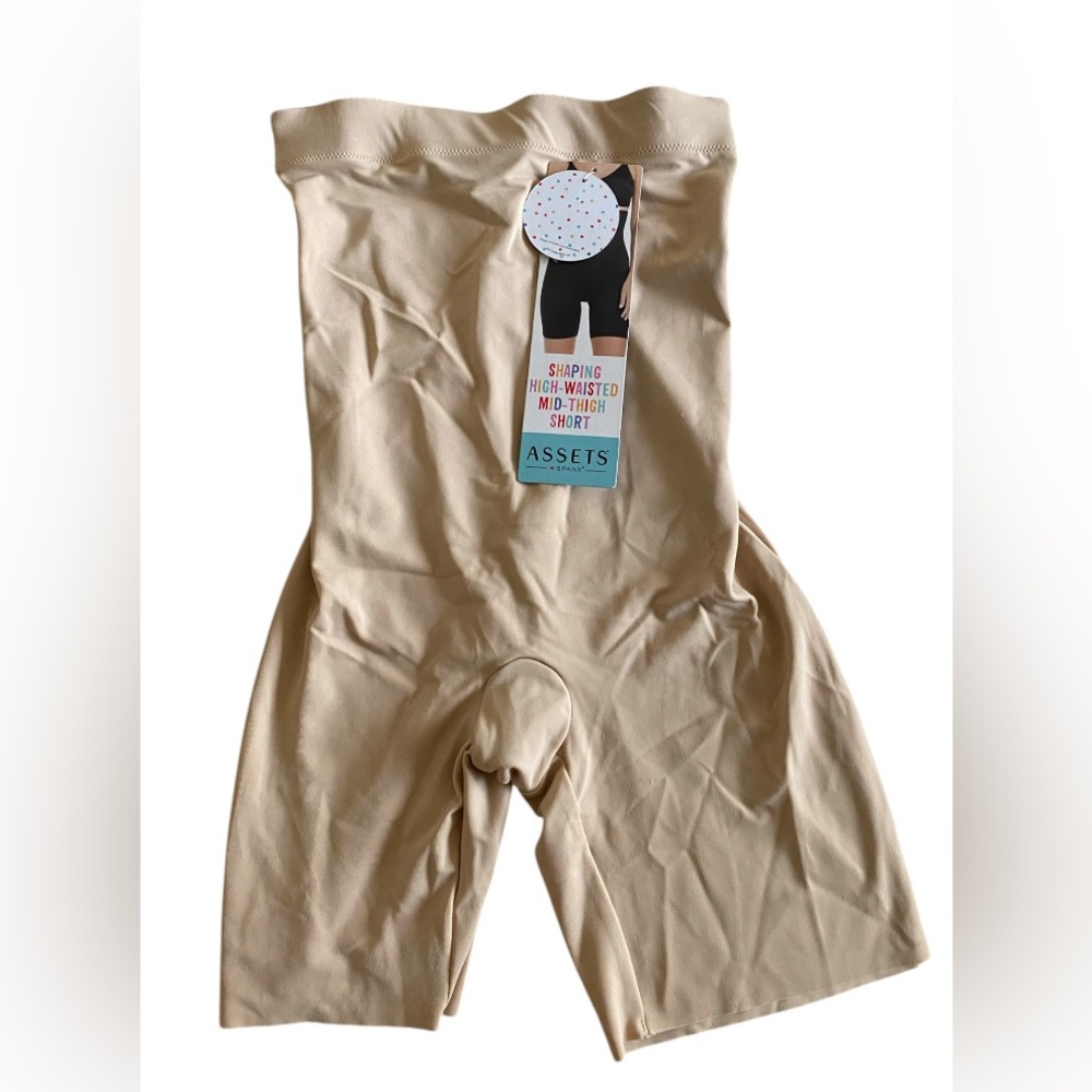 Assets By Spanx Beige Shapewear Bodysuit